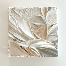 抽象画 モダンアート　白金灰 Karakoram Mountains K2 F50 Oil on Canvas #抽象画 #抽象絵画