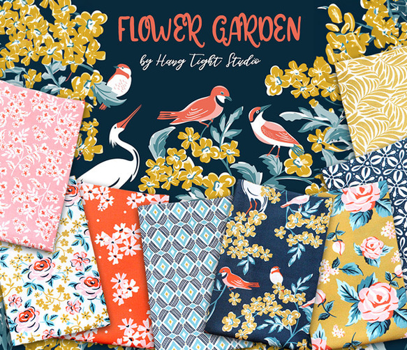 カットクロス Cloud9 Fabrics / Flower Garden 227326 Romantic Roses 7枚目の画像
