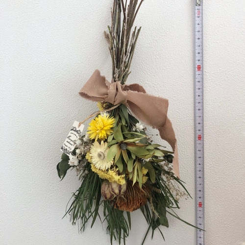 クリスマススワッグ＊ネイティブフラワー☆ドライフラワースワッグ 季節のスワッグ・ネイティブフラワー L | ichirin's STORE