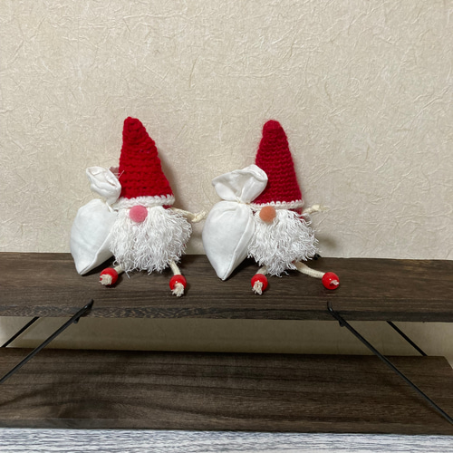 可愛いサンタノーム、妖精、クリスマス あみぐるみ E＆T 通販｜Creema 