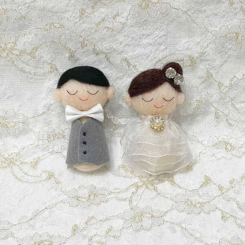 ゼクシィ掲載シリーズ】新郎新婦さんのウェルカムドール〈切り株