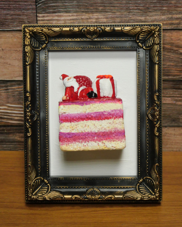油絵 絵画 【飛び出すchristmas cake】 絵画 HR 通販 16862084