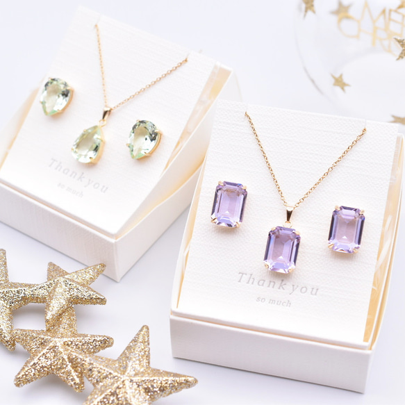 メルマガ&特集掲載〉クリスマスコフレ＊Candy＊ネックレス＆ピアスor