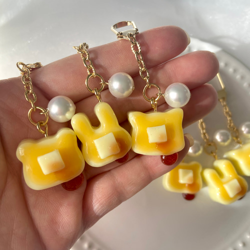 じゃらじゃらキーホルダーミニ☆スキレットでパンケーキ作り♪