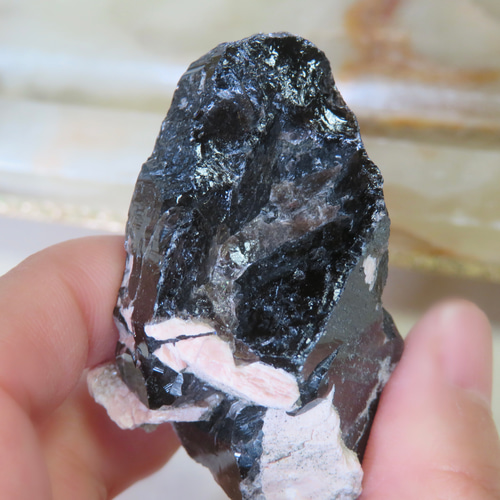 天然色！モリオン(黒水晶)の原石／57g その他置物 ConNectarth