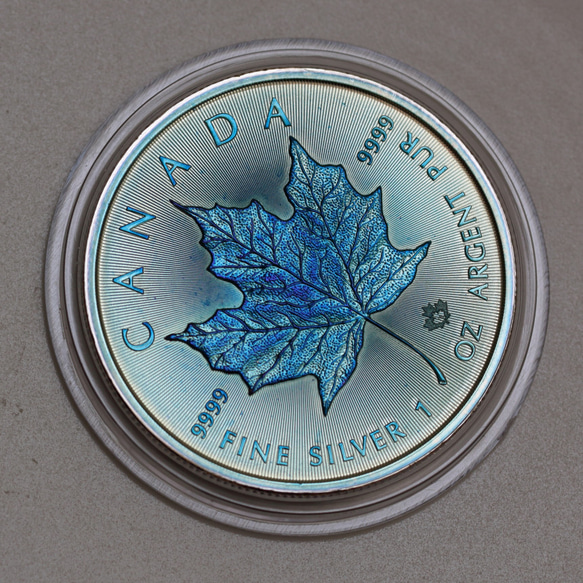 銀貨　トーンドシルバーコイン　Gump作　23061509 1枚目の画像