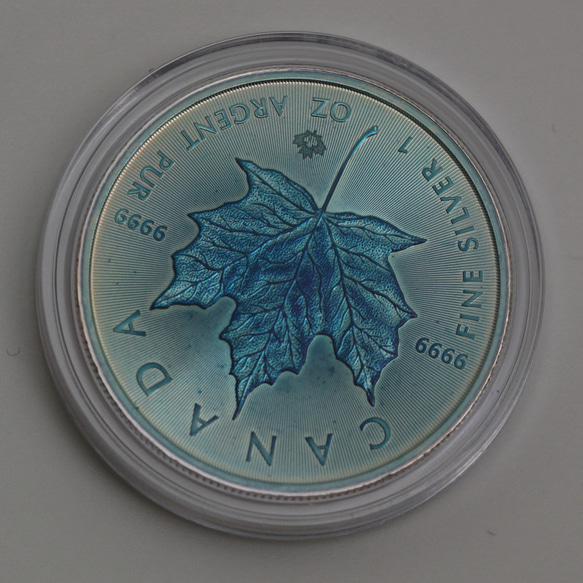 銀貨　トーンドシルバーコイン　Gump作　23061509 4枚目の画像