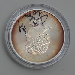 銀貨　トーンドシルバーコイン　Gump作　23061512 2枚目の画像