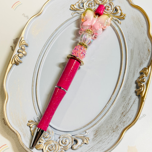 カスタムボールペン 蝶々 ハンドメイド ペン・筆記用具 Na-chan 通販  