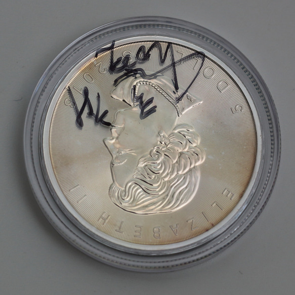銀貨　トーンドシルバーコイン　Gump作　23061514 2枚目の画像