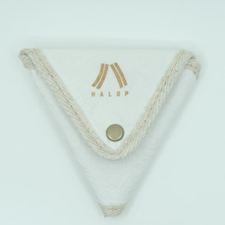 triangle coin　purse 【natural】 2枚目の画像