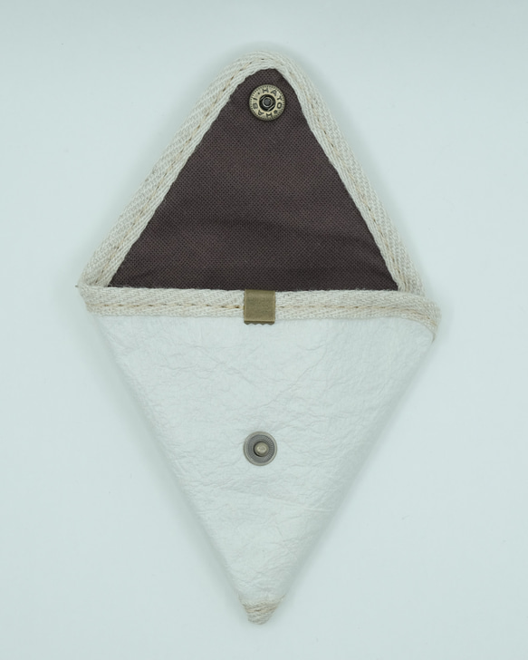 triangle coin　purse 【natural】 5枚目の画像