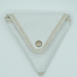 triangle coin　purse 【natural】 4枚目の画像