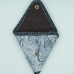 triangle coin　purse 【navy】 3枚目の画像
