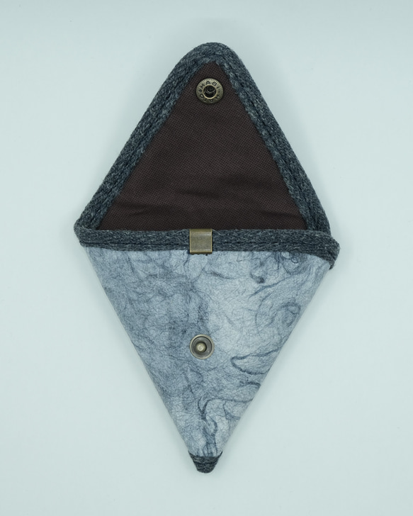 triangle coin　purse 【navy】 5枚目の画像