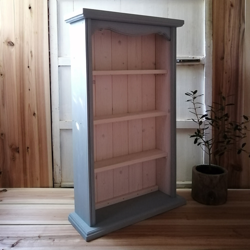 ヴィンテージ オープンシェルフ 水色 ヴィンテージ オープンシェルフ 水色 【公式通販】