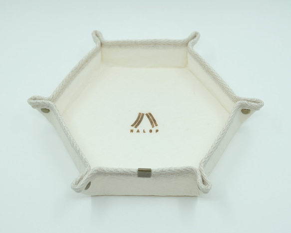 Hexagon tray【natural】 3枚目の画像