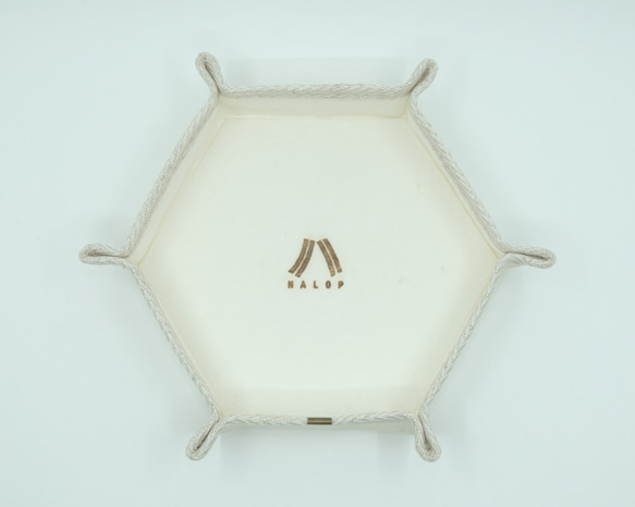 Hexagon tray【natural】 1枚目の画像