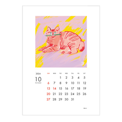 2024 にゃんこカレンダー 壁掛け 猫カレンダー 15枚目の画像
