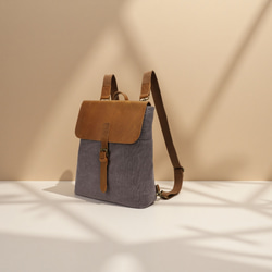 マチャ抹茶　2wayリュック(L)　ハンドメイド HARVEST LABEL heart made factory ハートメイドファクトリー