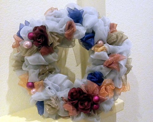 SOLD〜＊大人かわいいリボンのフワフワリース＊〜