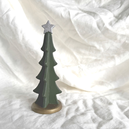 再販‼︎ クリスマスオブジェ・・Albero di Natale クリスマスツリー 銀 