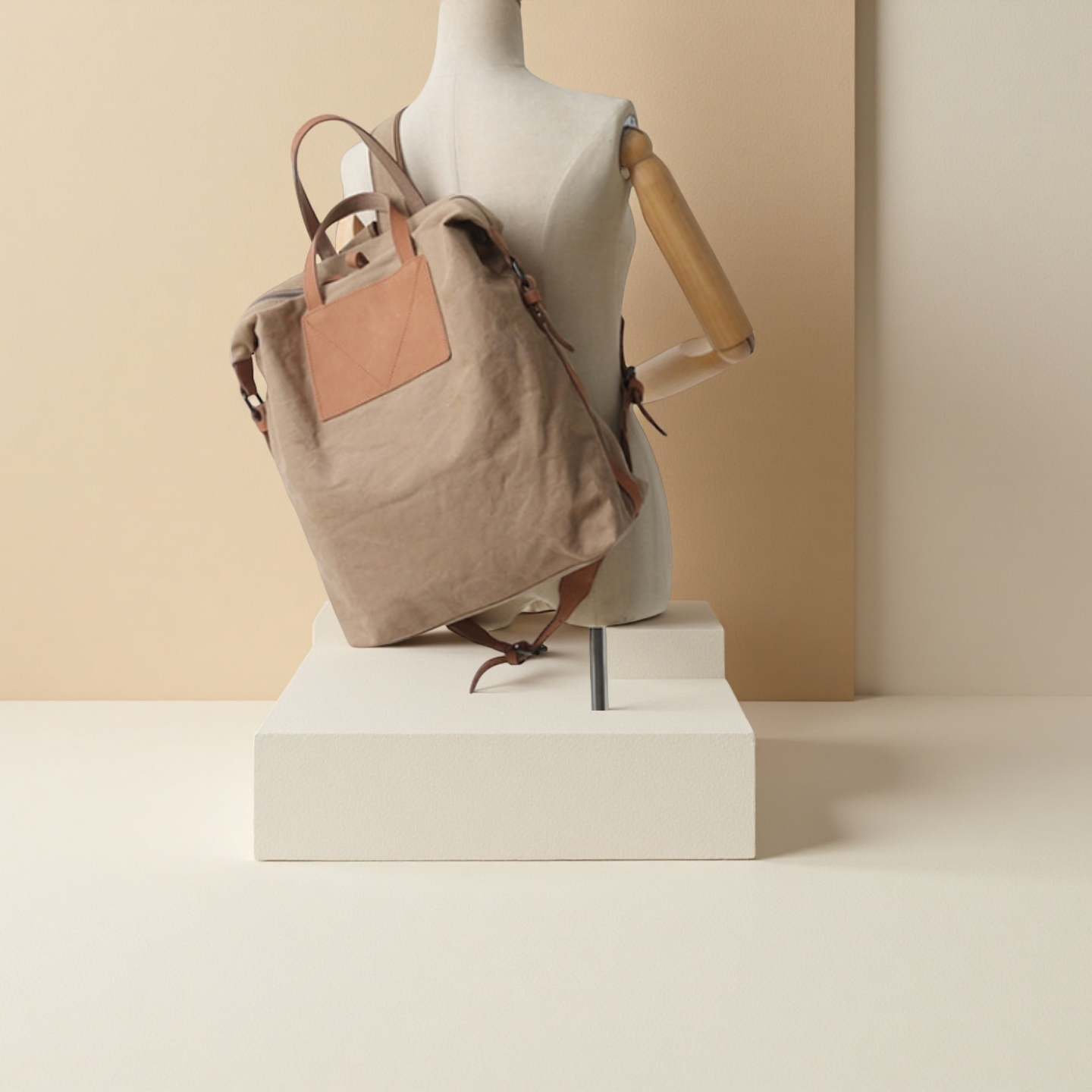 リュック キャンバス リュックサック 大容量 15.6インチPC収納可能 おしゃれ バックパック 帆布 通学 通勤 A4