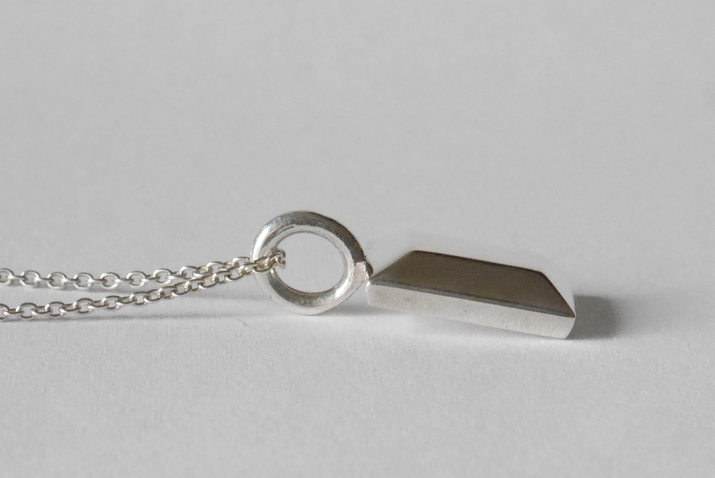 Rectangle necklace(sv)★長方形★スクエア★ネックレス