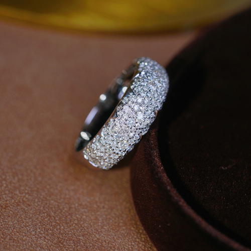 天然ダイヤモンドリング0.8ct k18 指輪・リング パール大好き(購入前に  