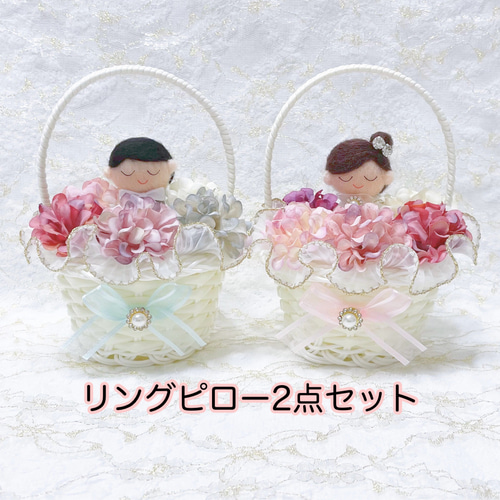 新郎新婦和装人形BIGサイズとリングピロー SNOOPY リングピロー和風 完成品 スヌーピー付き : サムシング