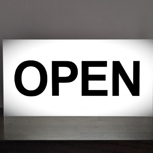 Lサイズ 文字変更無料】OPEN オープン 営業中 開店 ウェルカム