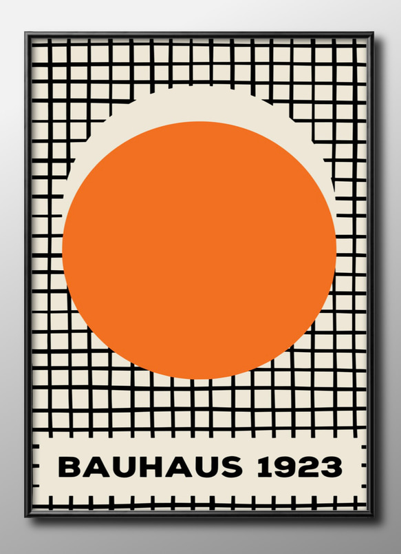 13995　ポスター　絵画　A3サイズ『バウハウス　BAUHAUS』アート　イラスト　デザイン　上級マット紙　北欧 1枚目の画像