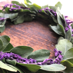 受注制作]アカシアとアメジストセージのリース リース hanakajin