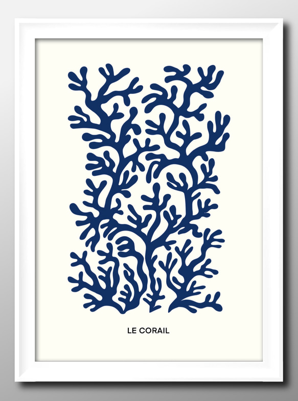 14009 ポスター 絵画 A3サイズ『珊瑚 サンゴ コーラルリーフ』アート