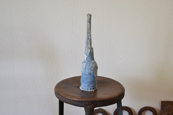 デニム素材リメイクボトルカヴァー