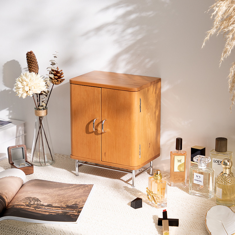 赤塗木箱バニティージュエリーボックス双喜吉祥図案祝結婚記念中国