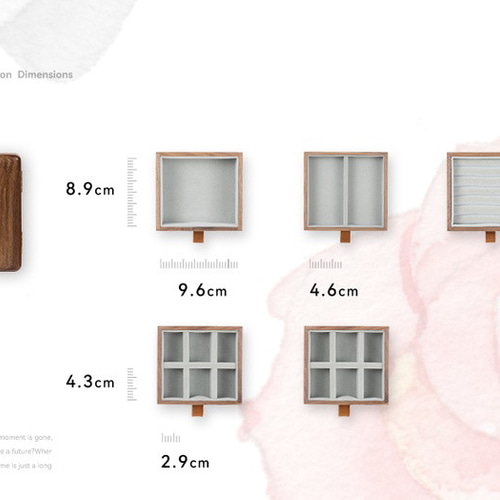 送料無料】ウォールナット 中古キャビネット ジュエリーボックス