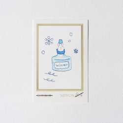 ※63円84円切手セット Little ink Snowman 4枚目の画像