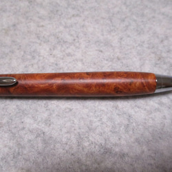 本花梨瘤　ブドウ杢　キヌカオイル仕上げ　木軸ボールペン(シャープペンシル)　 5枚目の画像