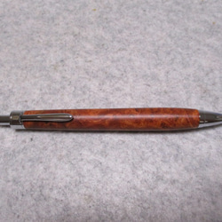 本花梨瘤　ブドウ杢　キヌカオイル仕上げ　木軸ボールペン(シャープペンシル)　 1枚目の画像