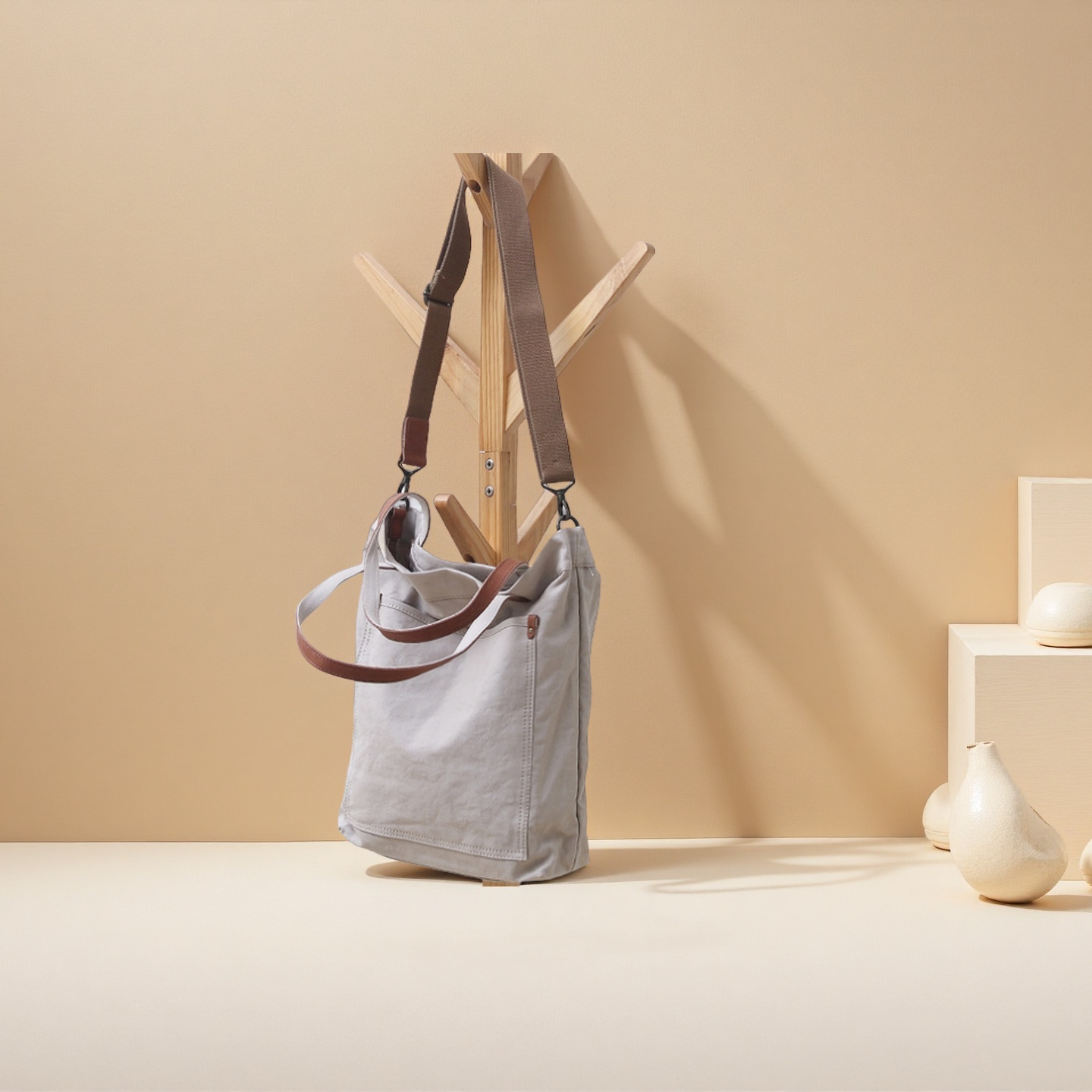 トートバッグ 本革レザー 2WAY ハンドメイド 通学通勤 帆布 通学  888333