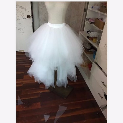 エレガント  チュールスカート  フィッシュテール   柔らかく重ねたチュールスカート  2次会/合コン/デート