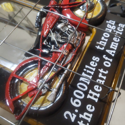 アメリカン ウォールデコレーションミラー ルート66