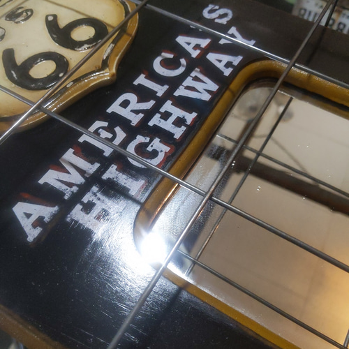 ルート66 ミラー付き壁掛けデコレーション アメリカン ウォールデコレーションミラー ルート66