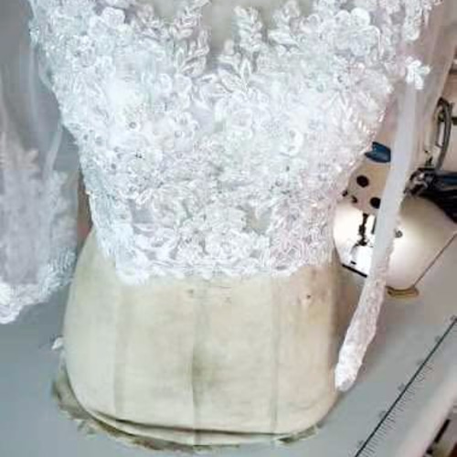 エレガント ホワイト 長袖 ボレロ トップス 魅惑の花レース 上品な  