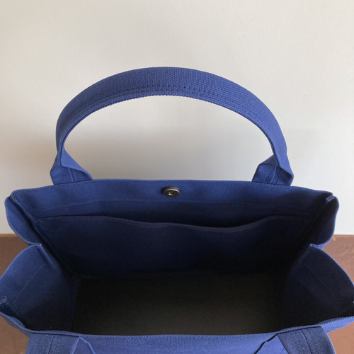 トートバッグ03 BOX 紺 / 8号帆布 トートバッグ aoya bags 通販