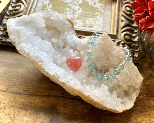 ❤️水晶ジオードバングル❤️ ◇水晶ジオードのハート | 天然石と雑貨のお店 Angel's voice