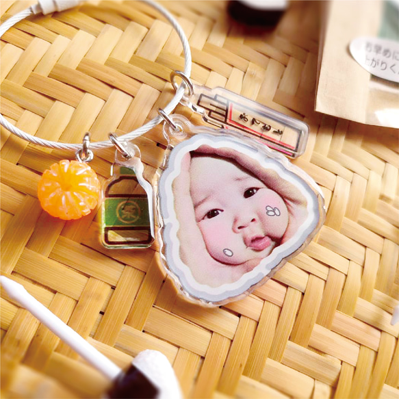 KAWAII SOUNI! 赤ちゃんキーホルダー わが家の推し活】 赤ちゃんおにぎりキーホルダー 雑貨・その他