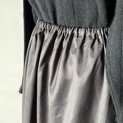 ピーチスキンスカート  ゴムなのにウエストすっきりシルエット M / L  選べるスカート丈（ペチコートオプション設定） 8枚目の画像