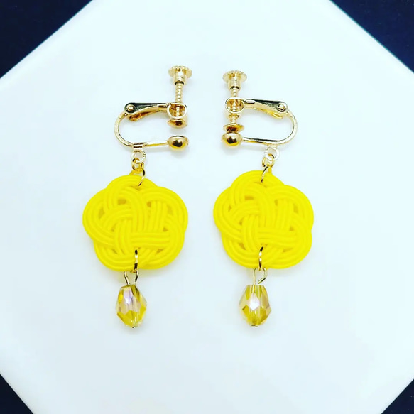 水引イヤリング No.1089 イヤリング・ノンホールピアス とり 通販 